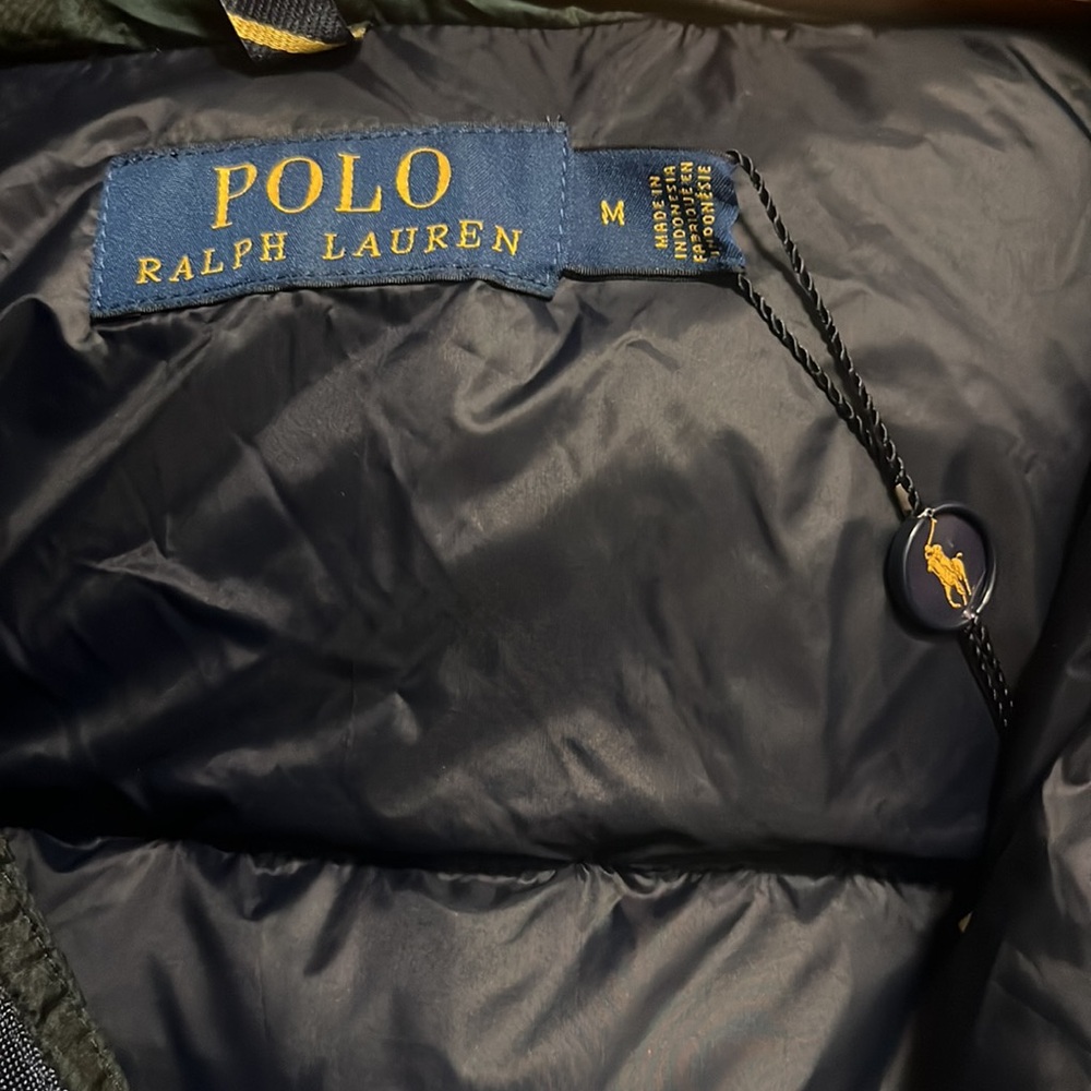 Polo by Ralph Lauren Men's Plaid Puffer Jacket - Navy - Picture 8 of 8